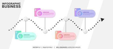 Set of infographic elements data visualization vector design template. Can be used for steps, options, business process, workflow, diagram, flowchart concept, timeline, marketing icons, info graphics.