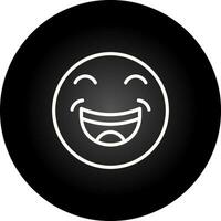 icono de vector de sonrisa