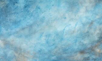 Seamless blue Venetian plaster background mimicking a stone texture with grain patterns. AI Generated photo