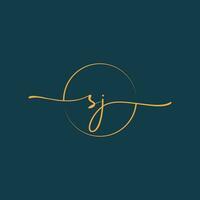 Si Signature initial logo template vector ,Signature Logotype