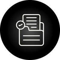 Document Check Vector Icon