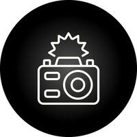 Camera Flash Vector Icon