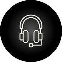 Studio Headphones Vector Icon