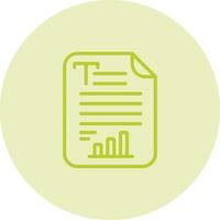 Text Analytics Vector Icon