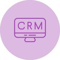 CRM Analytics Vector Icon