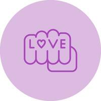 Love tattoo Vector Icon