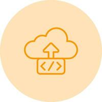 Cloud Deployment Vector Icon