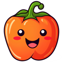 bell pepper vegetable ai generate png