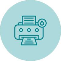 Inkjet Printer Vector Icon