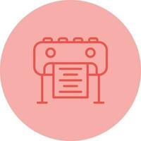 Plotter Vector Icon