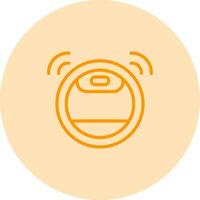 Robot Vacuum Cleaner Vector Icon