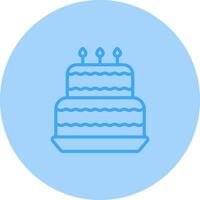 Birthday cake Vector Icon