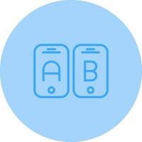 A B Testing Vector Icon