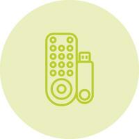 Streaming Stick Vector Icon