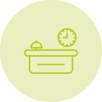 Customer Service Counter Vector Icon