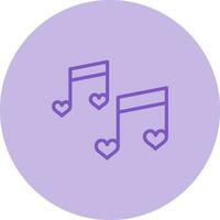 Romantic music Vector Icon