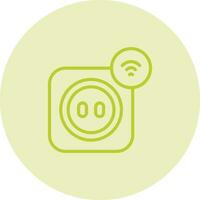 Smart Plug Vector Icon