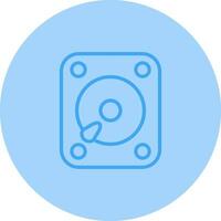 icono de vector de disco duro externo