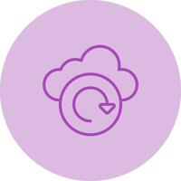 Cloud Backup Vector Icon