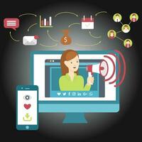 Personalization and Omnichannel Marketing vector