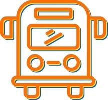 icono de vector de bus