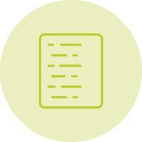 Document Align Left Vector Icon