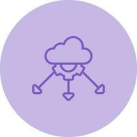 Network Load Balancing Vector Icon