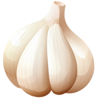 garlic vegetable ai generative png