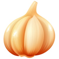 garlic vegetable ai generative png