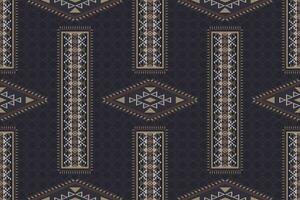 Aztec tribal geometric vintage pattern. Aztec kilim geometric shape seamless pattern. Ethnic tribal geometric pattern use for fabric, textile, wallpaper, cushion, carpet, rug, upholstery, etc. vector