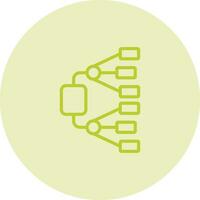 Network Diagram Vector Icon