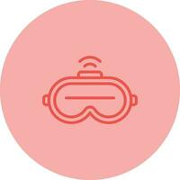 Augmented Reality Headset Vector Icon