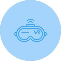 Virtual Reality Headset Vector Icon