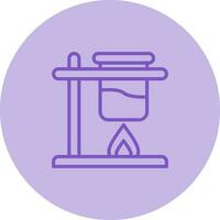 Bunsen Burner Vector Icon