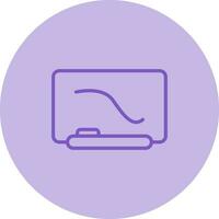 Interactive Whiteboard Vector Icon