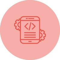 Mobile App Development Vector Icon