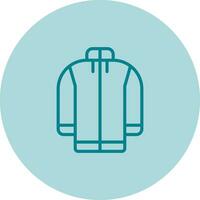 lana chaqueta vector icono