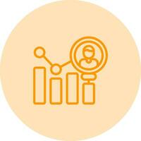 Customer Analytics Vector Icon