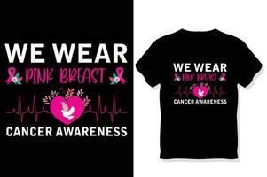 strike out cancer breast cancer awareness t shirt design vector