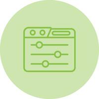 Control Panel Vector Icon