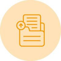 Document Upload Vector Icon