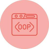 oop vector icono