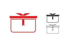 el vector logo símbolo modelo diseño para un regalo tienda encarna un versátil y creativo concepto, presentando un emblema ese lata ser usado como un símbolo o icono.
