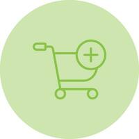 Shoping Cart Add Vector Icon
