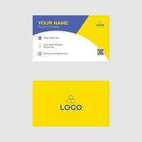 Creative and modern business card template deaign vector