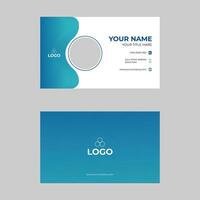 Creative and modern business card template deaign vector