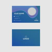 Creative and modern business card template deaign vector