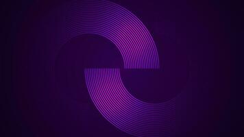 Simple dark violet abstract background with lines in a curved style geometric style as the main element. vector