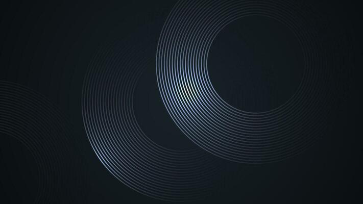 Black simple abstract background with lines in a curved style geometric style as the main element.