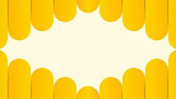 Abstract background with yellow geometric shapes as the main element. vector